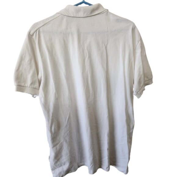 Polo by Ralph Lauren White Cotton Polo Shirt - Size L - Picture 4 of 4